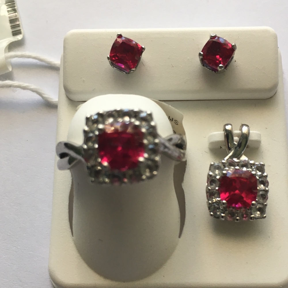 Regal Created Ruby Set - image 1